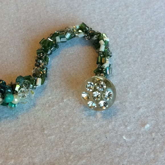 FINAL SALE PRICE CL Designs Crochet Lavish Embellishments Bracelet - Picture 5 of 5